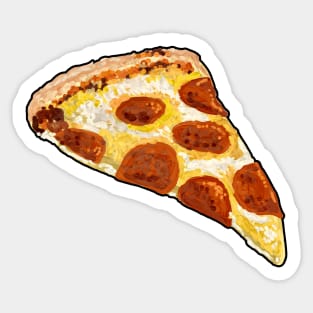 Pepperoni pizza slice Sticker